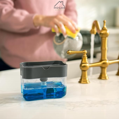 Dispenser de Detergente con Esponja 2 en 1