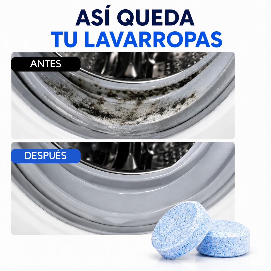 Pastillas para Limpiar y Desinfectar el Lavarropas x12 Tabletas