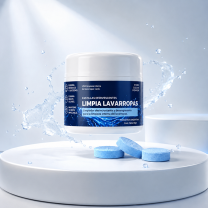 Pastillas para Limpiar y Desinfectar el Lavarropas x12 Tabletas