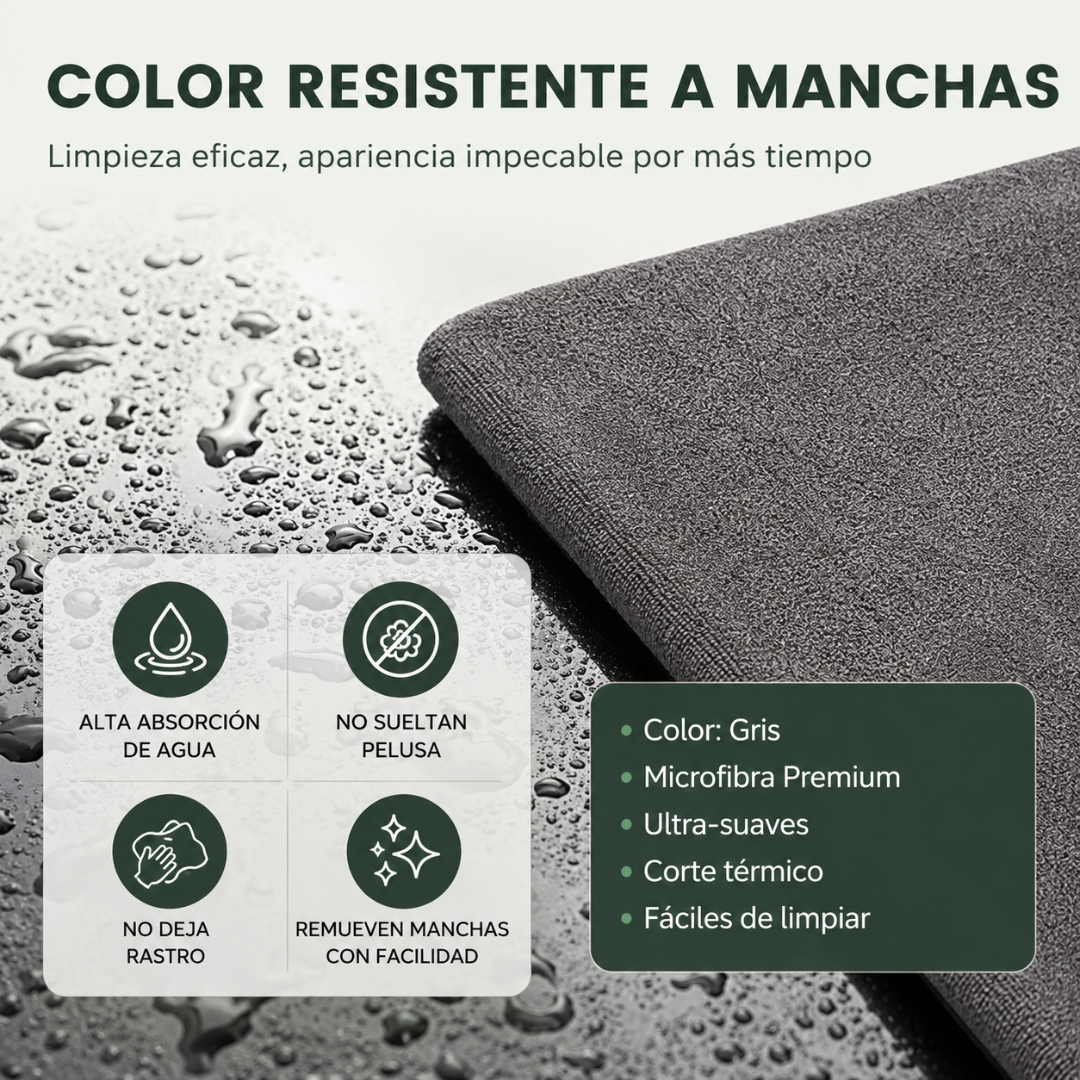 Crystal™ XXL - El Paño de Limpieza Premium para Vidrios y Cristales (60×40 cm)