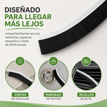 Cepillo de Limpieza para Ranuras y Esquinas