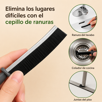Cepillo de Limpieza para Ranuras y Esquinas