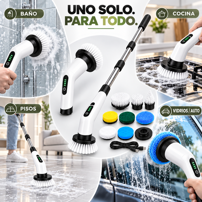 Cepillo Eléctrico Inalámbrico 9 En 1 Recargable USB