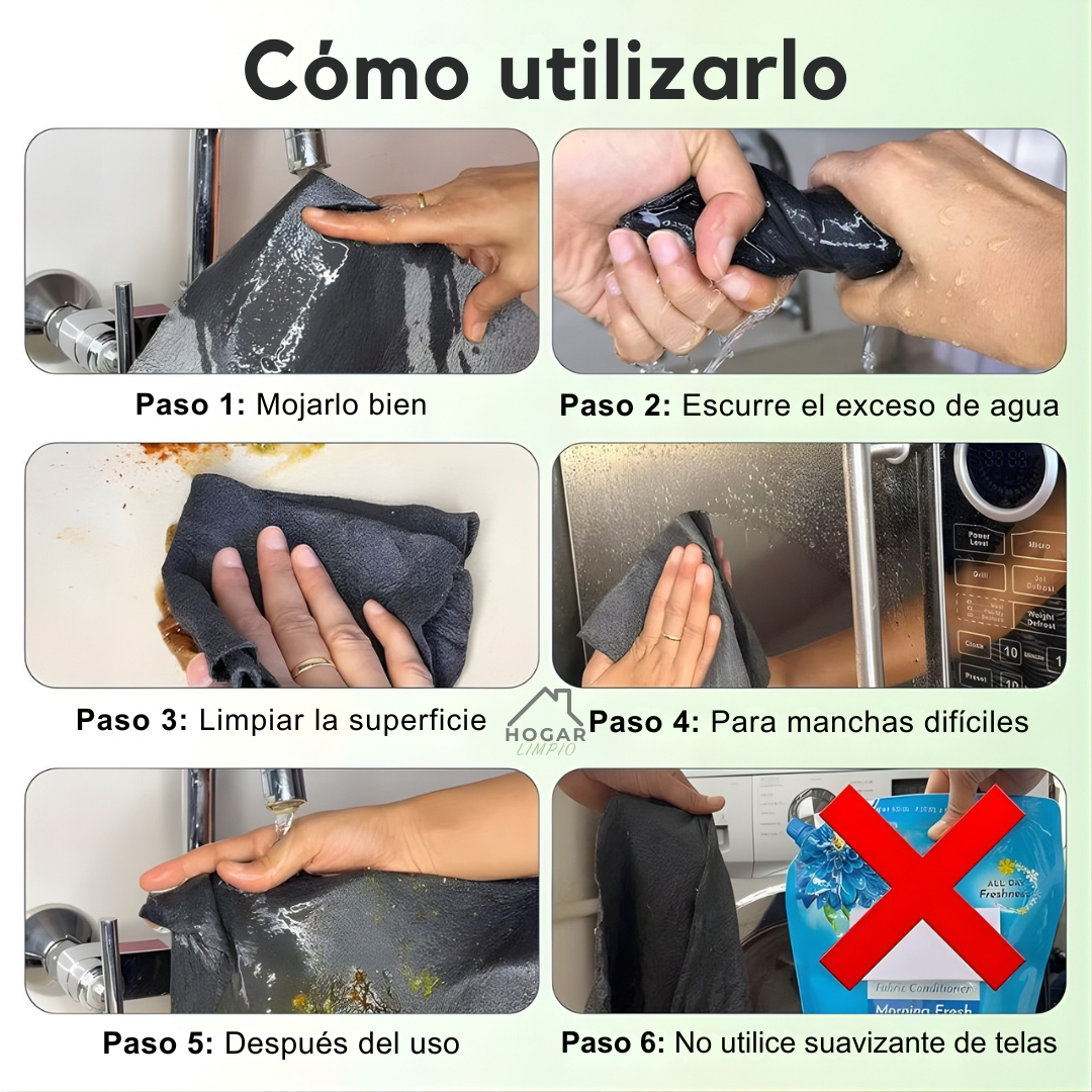 Paño de limpieza mágico engrosado