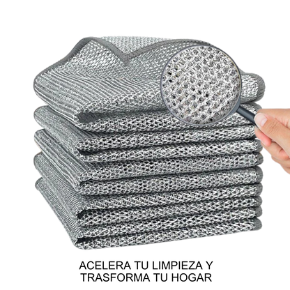KIT 5 Paños de limpieza multifunción