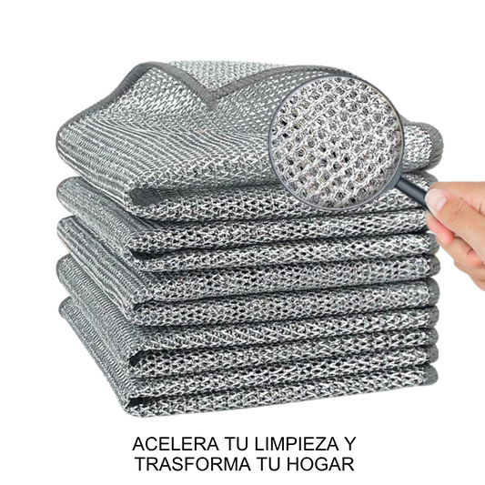 Paño Limpieza De Cocina Alambre X5